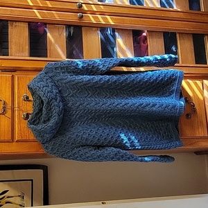 Aran Mor cowl neck wool Sweater